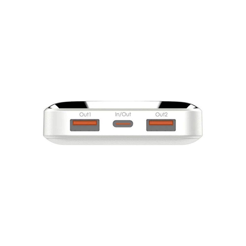 Hurtownia GSM - Powerbank LDNIO PQ12 2xUSB-A, USB-C, 15W, 10000mAh (bílý) - LDN470 - {ean13} - Hurt