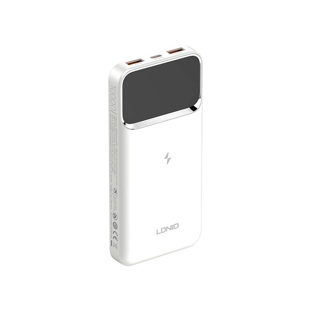 Hurtownia GSM - Powerbank LDNIO PQ11 2xUSB-A, USB-C, 15W, 10000mAh (bílý) - LDN472 - {ean13} - Hurt
