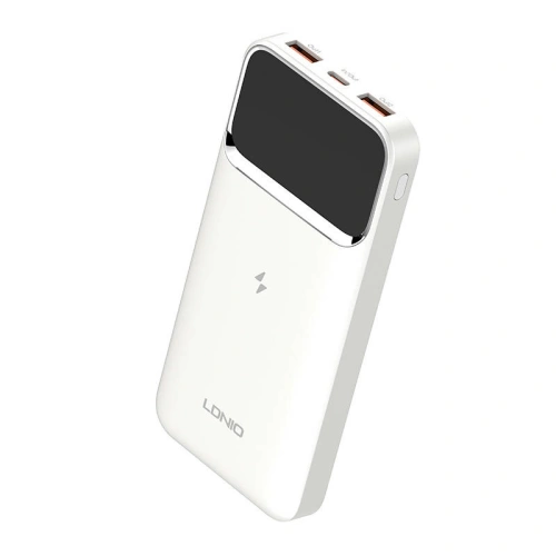 Powerbank LDNIO PQ11 2xUSB-A, USB-C, 15W, 10000mAh (biały)