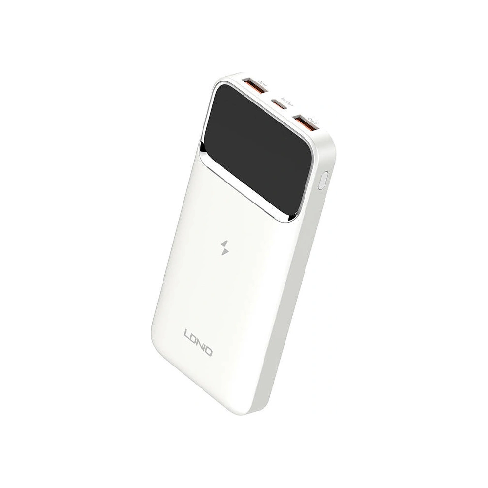 Hurtownia GSM - Powerbank LDNIO PQ11 2xUSB-A, USB-C, 15W, 10000mAh (bílý) - LDN472 - {ean13} - Hurt