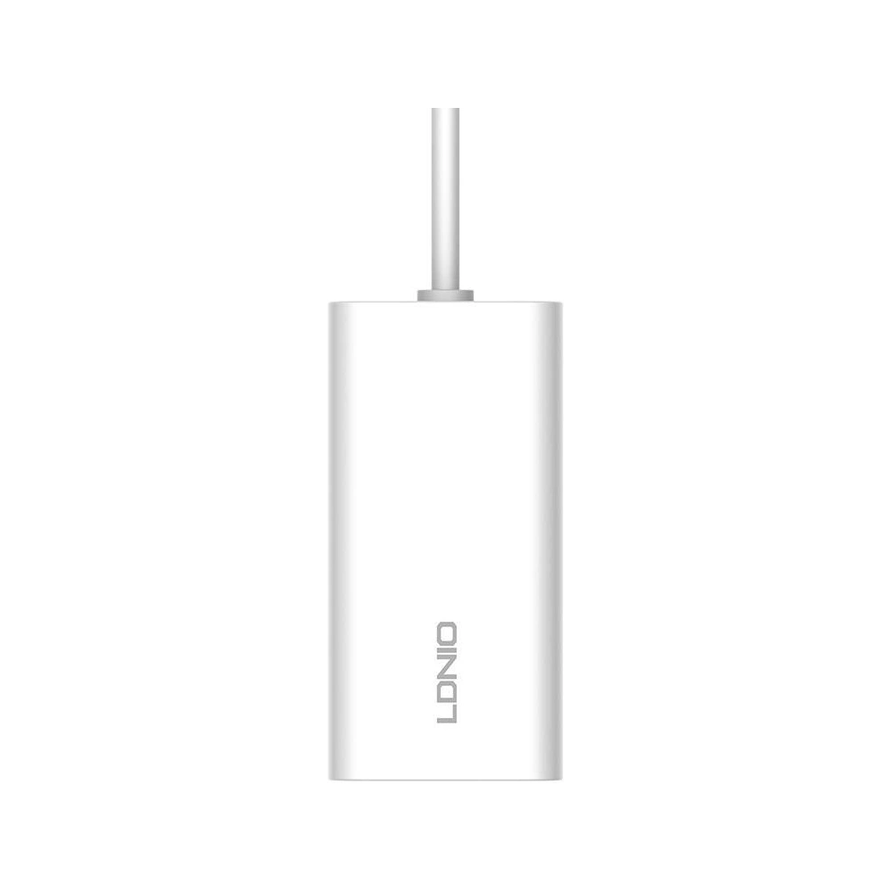Hurtownia GSM - Încărcător de rețea LDNIO A4610C 2xUSB-A, 2xUSB-C, PD, QC4, PPS, AF, 65W (alb) - LDN473 - {ean13} - Hurt