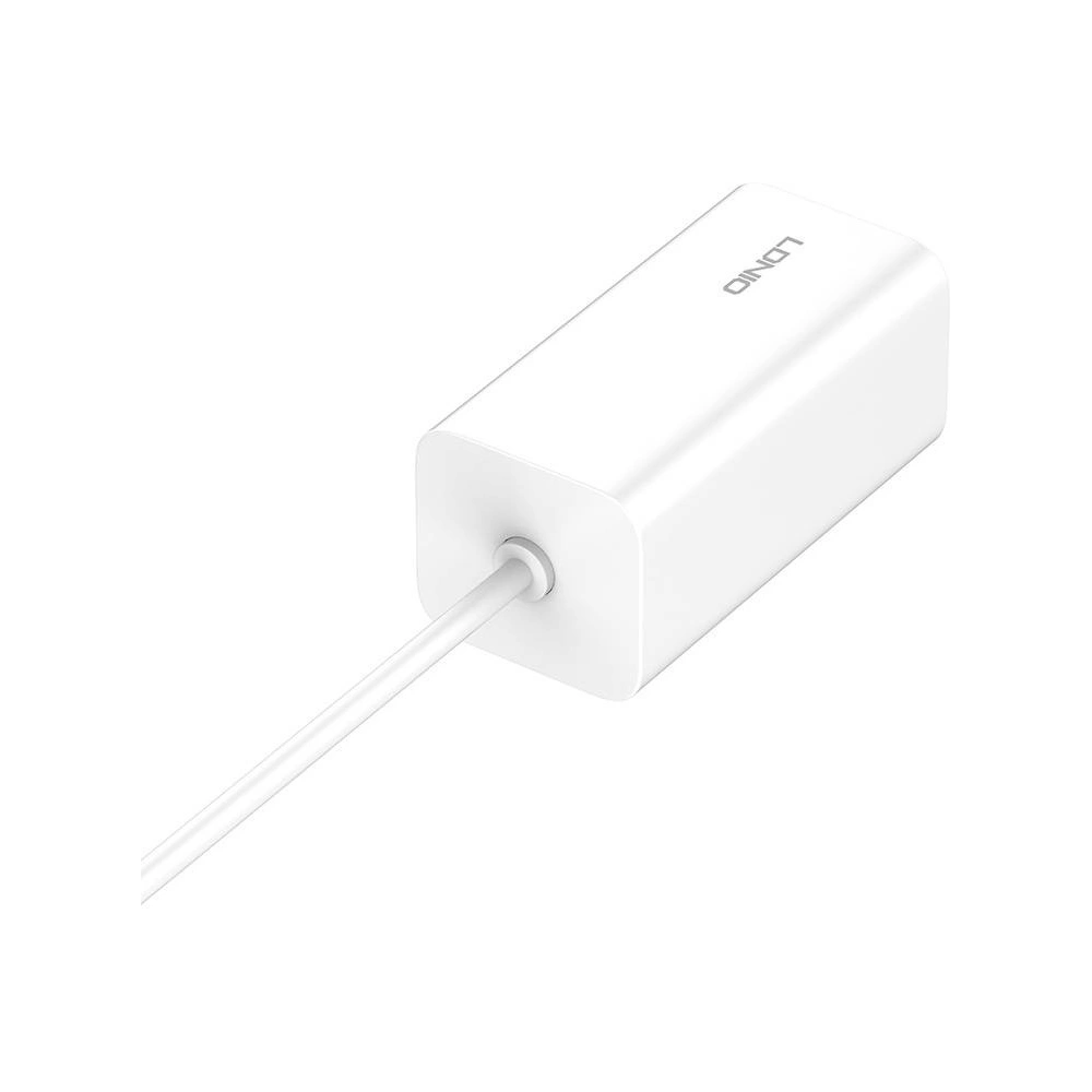 Hurtownia GSM - Ładowarka sieciowa LDNIO A4610C 2xUSB-A, 2xUSB-C, PD, QC4, PPS, AF, 65W (biała) - LDN473 - {ean13} - Hurt