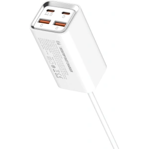 Wholesale LDNIO A4610C network charger 2xUSB-A, 2xUSB-C, PD, QC4, PPS, AF, 65W (white) - LDN473 - {ean13} - Hurt