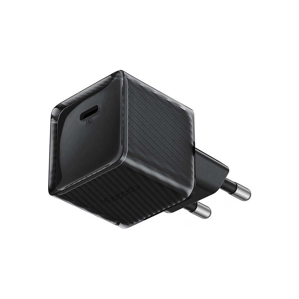 Hurtownia GSM - Hálózati töltő Mcdodo CH-3771 USB-C 20W GaN (fekete) - MDD142 - {ean13} - Hurt