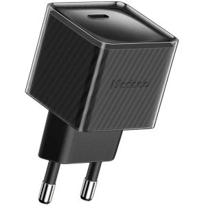 Hurtownia GSM - Hálózati töltő Mcdodo CH-3771 USB-C 20W GaN (fekete) - MDD142 - {ean13} - Hurt
