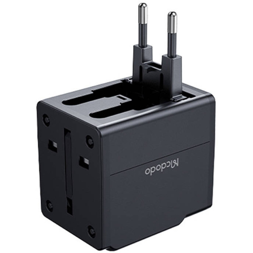 Mcdodo Distributor - 6921002641203 - MDD148 - Mcdodo CP-4120 USB-A travel charger AU/UK/US/CN/EU 2.1A adapter - B2B homescreen