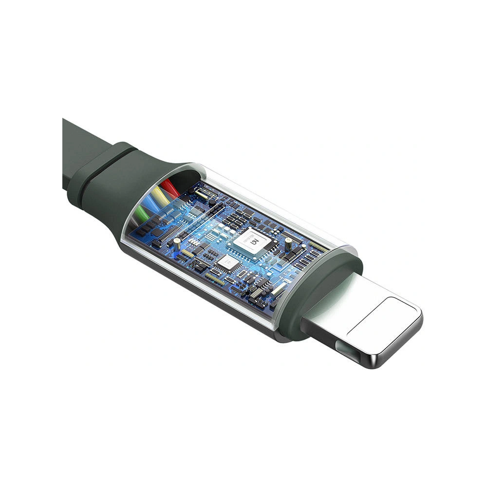 Hurtownia GSM - Kabel zwijbar USB Mcdodo CA-7251 3w1 USB-A / Lightning, USB-C, microUSB 1,2m grün - MDD149 - {ean13} - Hurt