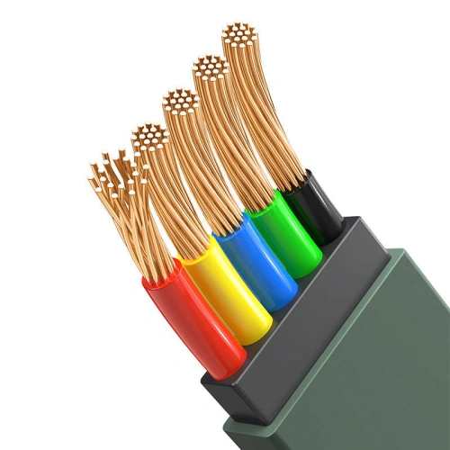 Kabel zwijany USB Mcdodo CA-7251 3w1 USB-A / Lightning, USB-C, microUSB 1,2m zielony