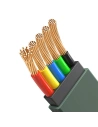 Wholesale Mcdodo CA-7251 3-in-1 USB-A / Lightning, USB-C, microUSB coiled cable 1.2m green - MDD149 - {ean13} - Hurt