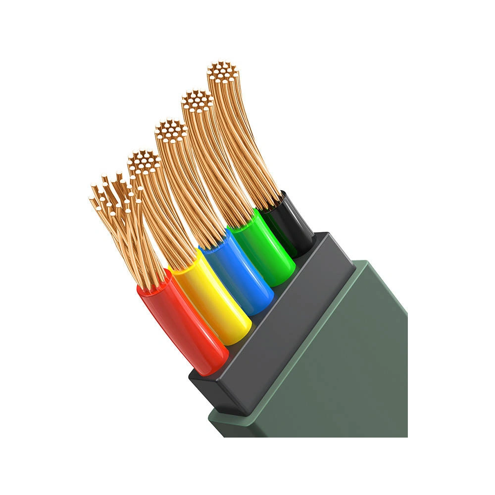 Hurtownia GSM - Kabel zwijbar USB Mcdodo CA-7251 3w1 USB-A / Lightning, USB-C, microUSB 1,2m grün - MDD149 - {ean13} - Hurt