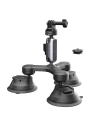 Der PGYTECH P-GM-224 Dreiarms-Halter für Action-Kameras mit Saugnapf-Montage.