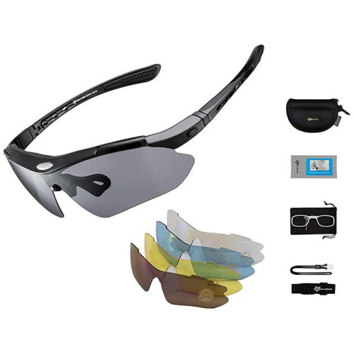 Rockbros Distributor - 5905316145610 - RBS133 - Rockbros 10003 polarized cycling glasses (black) - B2B homescreen