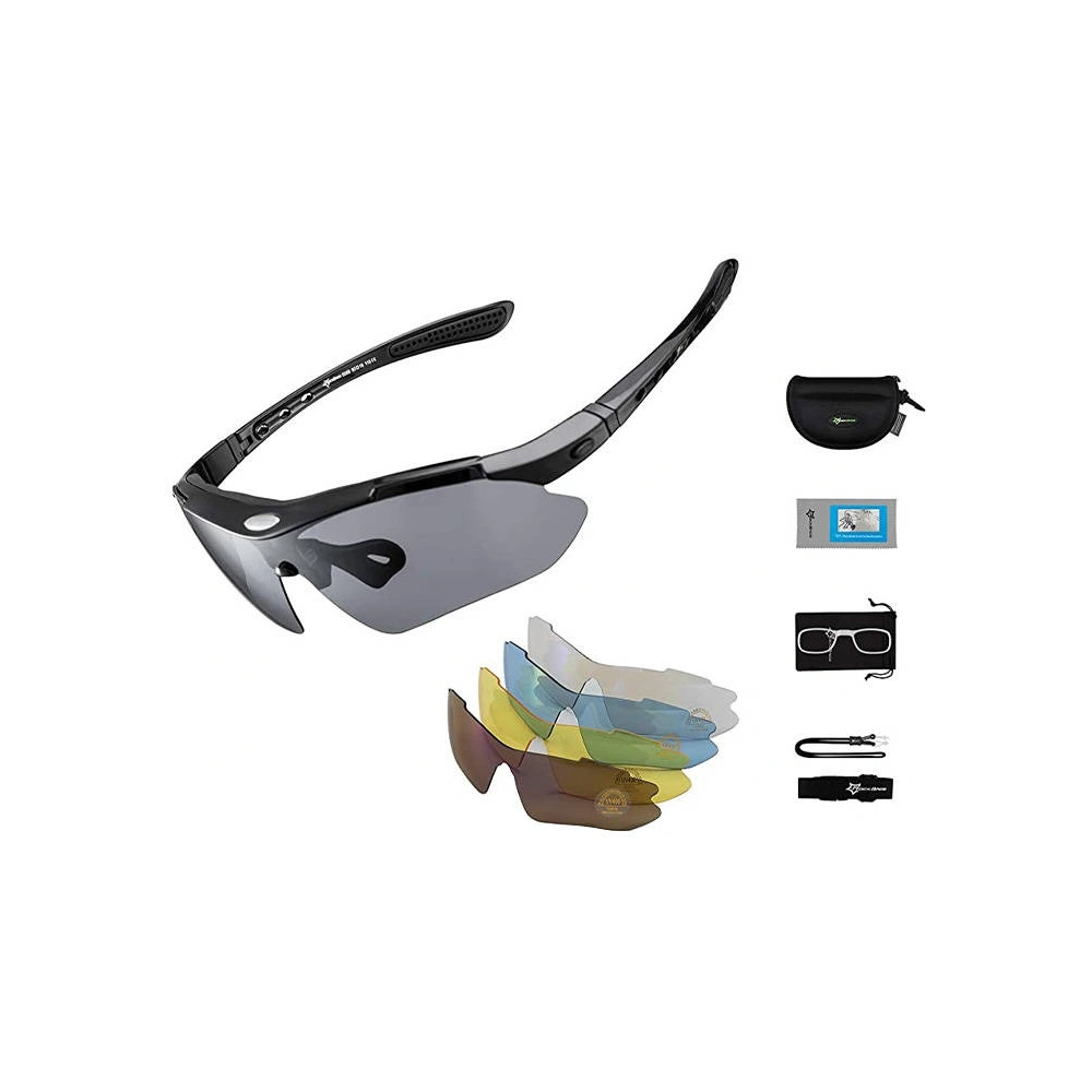 Hurtownia GSM - Fahrradbrille Rockbros 10003 polarisiert (schwarz) - RBS133 - {ean13} - Hurt