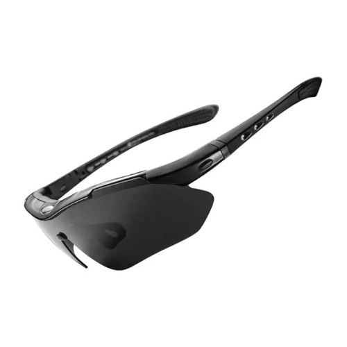 Okulary rowerowe Rockbros 10003 polaryzacyjne (czarne)