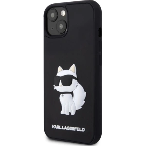 Hurtownia GSM - Etui Karl Lagerfeld KLHCP14M3DRKHNK Apple iPhone 14 Plus / 15 Plus hardcase Rubber Choupette 3D negru/black - KLD1825 - {ean13} - Hurt