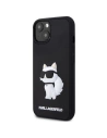 Hurtownia GSM - Etui Karl Lagerfeld KLHCP14M3DRKHNK Apple iPhone 14 Plus / 15 Plus hardcase Rubber Choupette 3D černý/black - KLD1825 - {ean13} - Hurt