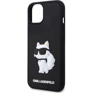 Hurtownia GSM - Etui Karl Lagerfeld KLHCP14M3DRKHNK Apple iPhone 14 Plus / 15 Plus hardcase Rubber Choupette 3D černý/black - KLD1825 - {ean13} - Hurt