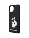 Hurtownia GSM - Etui Karl Lagerfeld KLHCP14M3DRKHNK Apple iPhone 14 Plus / 15 Plus hardcase Rubber Choupette 3D černý/black - KLD1825 - {ean13} - Hurt
