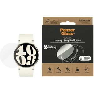 Hurtownia GSM - Gehärtetes Glas PanzerGlass Galaxy Watch6 44mm Bildschirmschutz Antibakteriell 3682 - PZG557 - {ean13} - Hurt