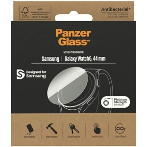 Hurtownia GSM - Gehärtetes Glas PanzerGlass Galaxy Watch6 44mm Bildschirmschutz Antibakteriell 3682 - PZG557 - {ean13} - Hurt