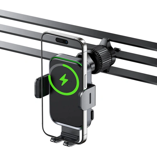 Uchwyt samochodowy Acefast D17 z ładowarką indukcyjną 15W (czarny)