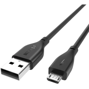 Micro USB AmpCore II Cable BlitzWolf BW-MC10 0,3m Black
