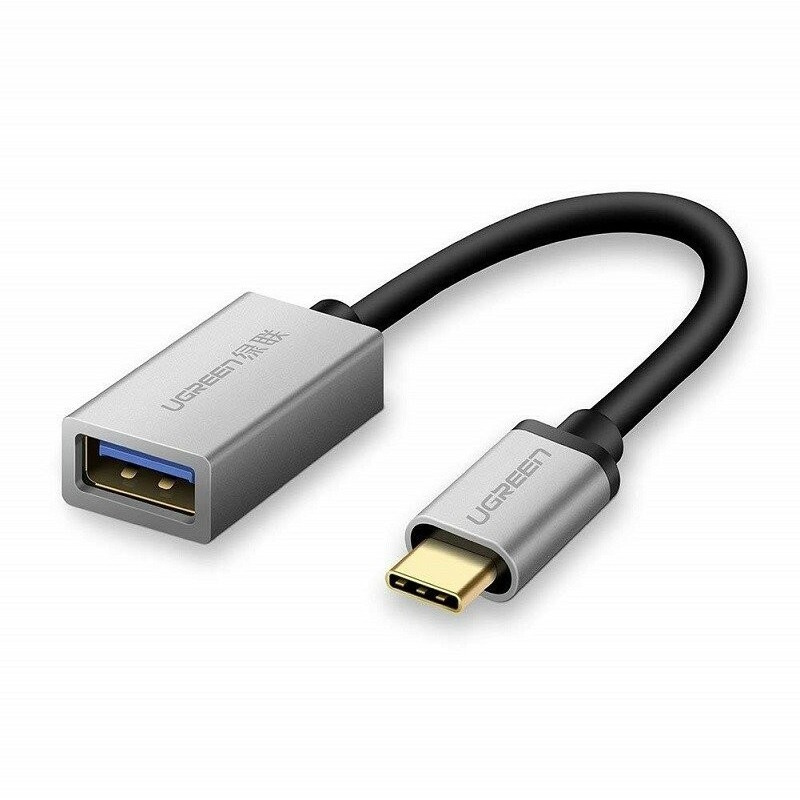 Ugreen Distributor - 6957303836468 - UGR028BLK - Adapter OTG USB-C 3.0 Aluminium UGREEN Black - B2B homescreen