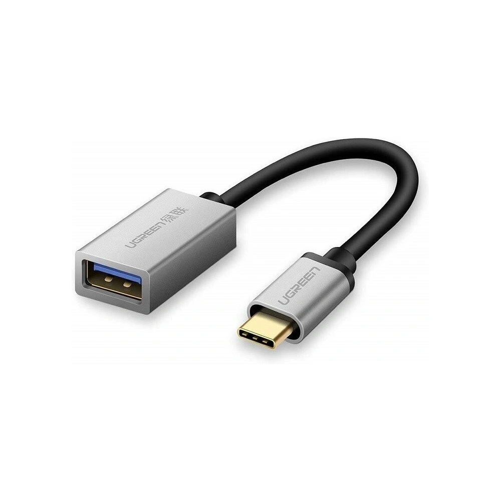 Hurtownia GSM - Adapter OTG USB-C 3.0 UGREEN (aluminiowy) czarny - UGR028BLK - {ean13} - Hurt