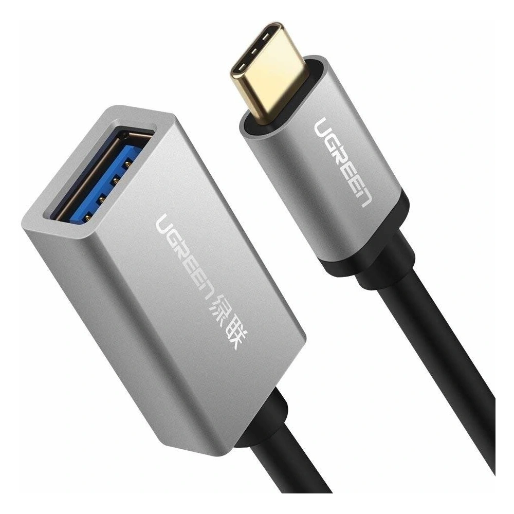 Hurtownia GSM - Adapter OTG USB-C 3.0 UGREEN (aluminiowy) czarny - UGR028BLK - {ean13} - Hurt