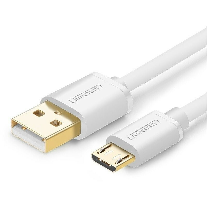 Hurtownia Ugreen - 6957303818488 - UGR029WHT - Kabel micro USB UGREEN QC 2.0 2A 1m (biały) - B2B homescreen