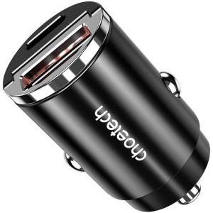 Hurtownia GSM - Auto-Ladegerät Choetech TC0006 1xUSB-A, 1xUSB-C, PD 3.0, 30W (schwarz) - CHT201 - {ean13} - Hurt