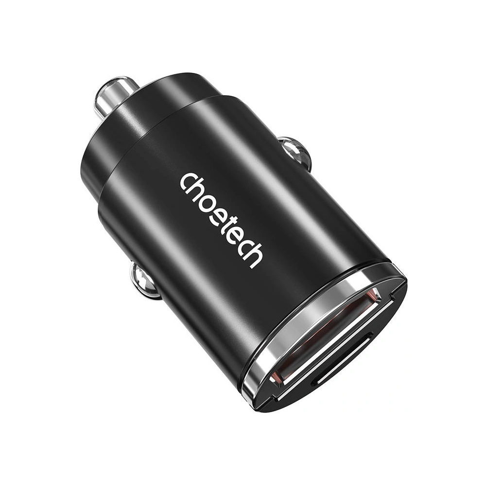 Hurtownia GSM - Auto nabíječka Choetech TC0006 1xUSB-A, 1xUSB-C, PD 3.0, 30W (černá) - CHT201 - {ean13} - Hurt