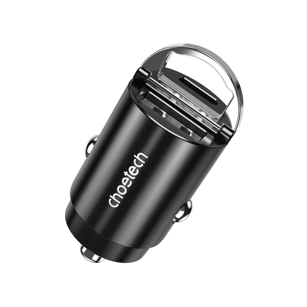 Hurtownia GSM - Auto nabíječka Choetech TC0006 1xUSB-A, 1xUSB-C, PD 3.0, 30W (černá) - CHT201 - {ean13} - Hurt