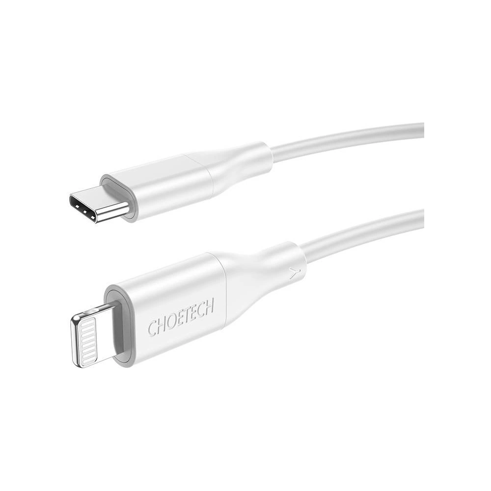 Hurtownia GSM - Kábel Choetech IP0040 USB-C / Lightning, PD, 30W, 1.2m (fehér) - CHT202 - {ean13} - Hurt