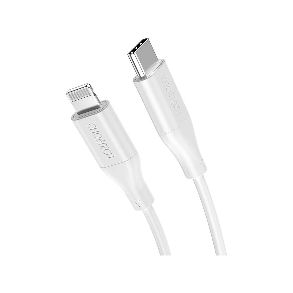 Hurtownia GSM - Kábel Choetech IP0040 USB-C / Lightning, PD, 30W, 1.2m (fehér) - CHT202 - {ean13} - Hurt