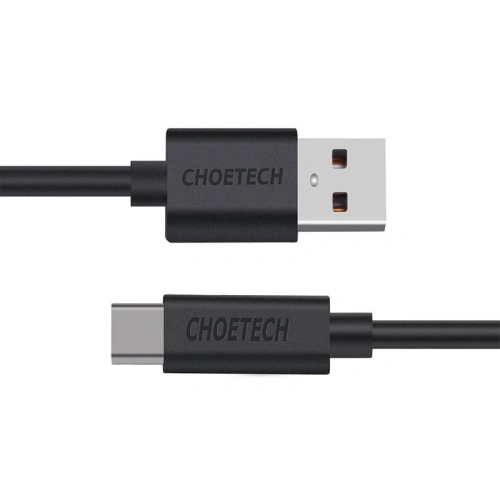 Kabel Choetech AC0003 USB-A / USB-C 2m (czarny)