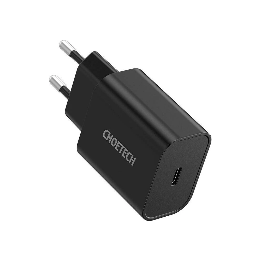 Hurtownia GSM - Hálózati töltő Choetech Q5004 USB-C, 20W (fekete) - CHT205 - {ean13} - Hurt