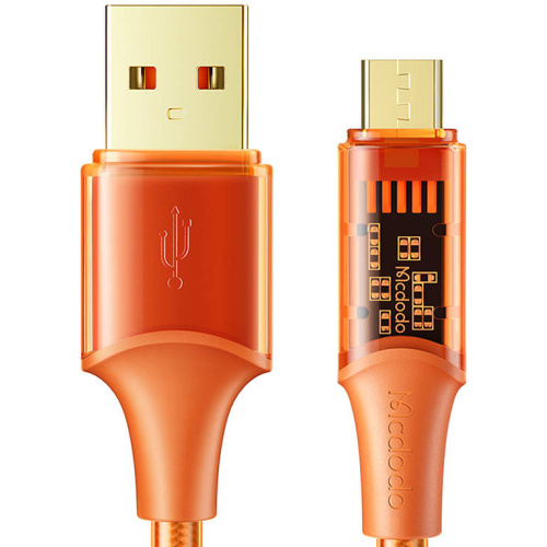 Mcdodo Distributor - 6921002621021 - MDD155 - Mcdodo CA-2102 USB-A / microUSB cable, 3A, 1.8m (orange) - B2B homescreen