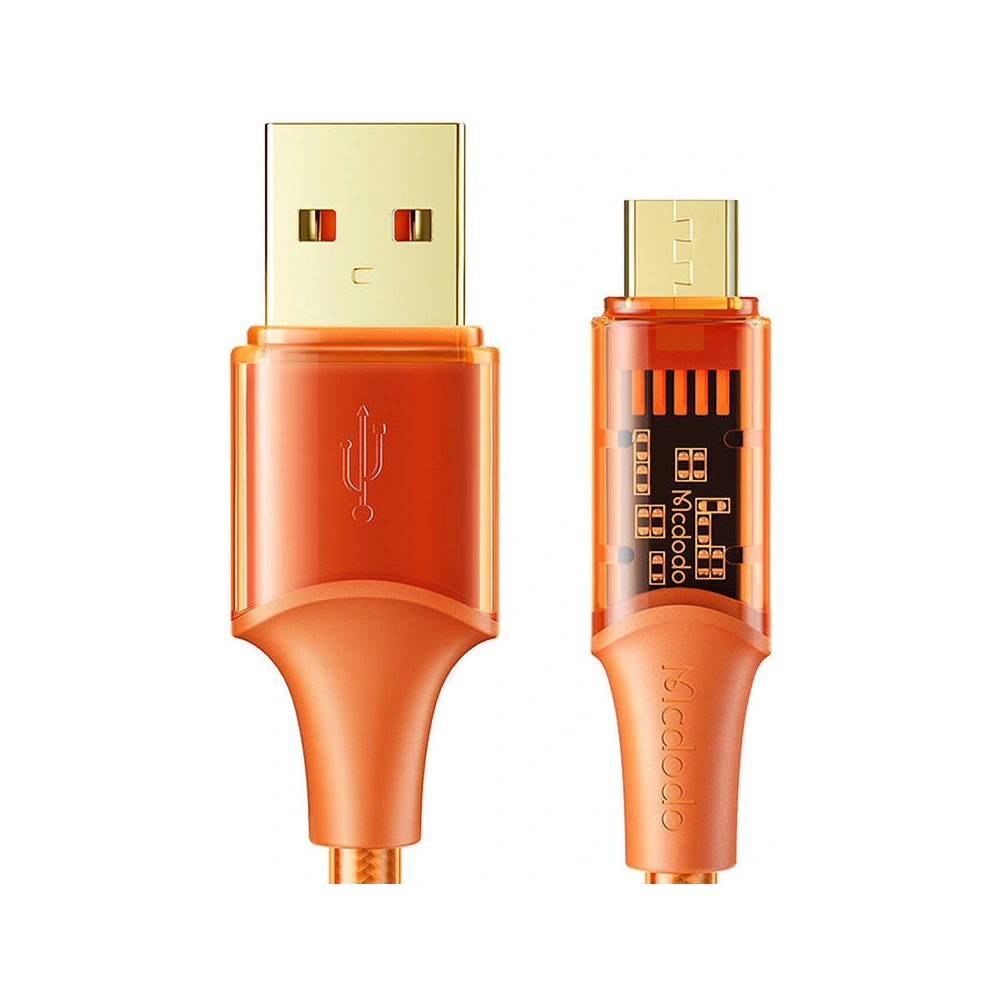 Hurtownia GSM - Cablul Mcdodo CA-2102 USB-A / microUSB, 3A, 1.8m (portocalie) - MDD155 - {ean13} - Hurt