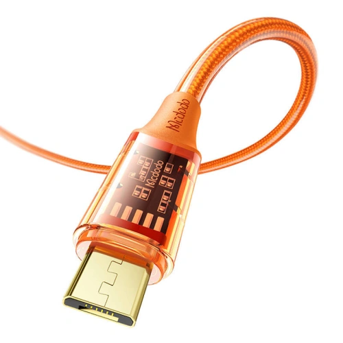 Kabel Mcdodo CA-2102 USB-A / microUSB, 3A, 1.8m (pomarańczowy)