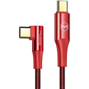 Hurtownia GSM - Kabel úhlový Mcdodo CA-8321 USB-C / USB-C, 100W, 1.2m (červený) - MDD159 - {ean13} - Hurt