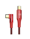 Kabel úhlový Mcdodo CA-8321 USB-C / USB-C, 100W, 1.2m (červený)
