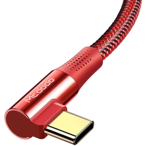 Hurtownia GSM - Kabel úhlový Mcdodo CA-8321 USB-C / USB-C, 100W, 1.2m (červený) - MDD159 - {ean13} - Hurt