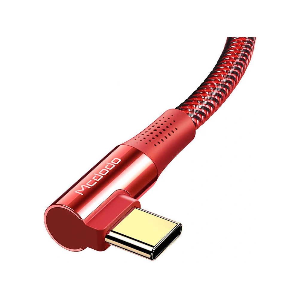 Hurtownia GSM - Kabel kątowy Mcdodo CA-8321 USB-C / USB-C, 100W, 1.2m (rot) - MDD159 - {ean13} - Hurt