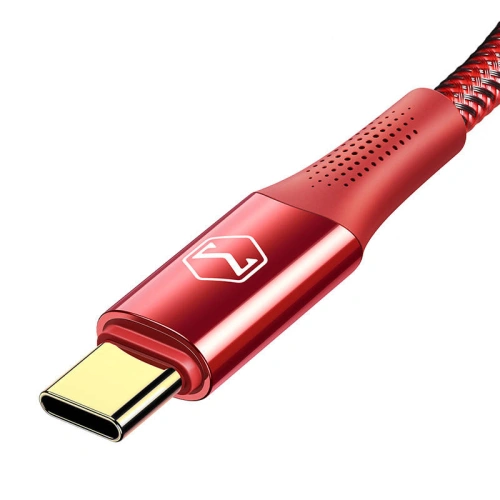 Kabel kątowy Mcdodo CA-8321 USB-C / USB-C, 100W, 1.2m (czerwony)