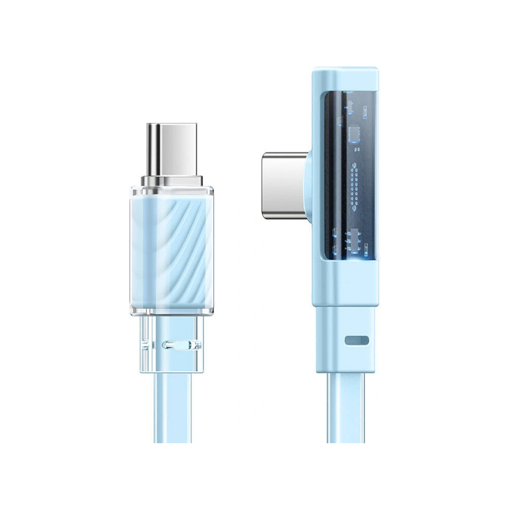 Hurtownia GSM - Kabel kątový Mcdodo CA-3452 USB-C / USB-C, 100W, 1.2m (modrý) - MDD160 - {ean13} - Hurt