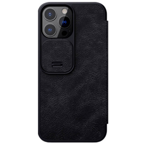 Nillkin Distributor - 6902048226630 - NLK1329 - Nillkin Qin Pro Leather Case Apple iPhone 13 Pro (black) - B2B homescreen