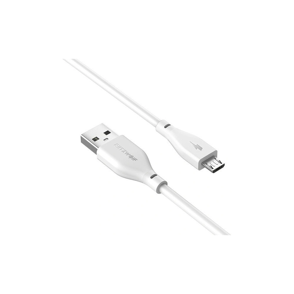 Wholesale Micro USB AmpCore II Cable BlitzWolf BW-MC11 1m White - BLZ028WHT - {ean13} - Hurt