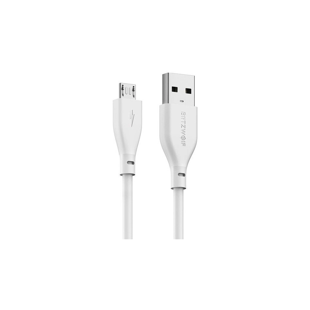 Hurtownia GSM - Kabel Micro USB AmpCore II BlitzWolf BW-MC11 1m biały - BLZ028WHT - {ean13} - Hurt