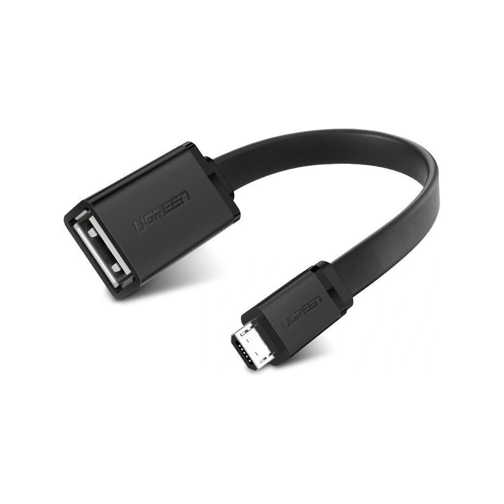 Hurtownia GSM - Adapter OTG Micro USB UGREEN (płaski) czarny - UGR030BLK - {ean13} - Hurt